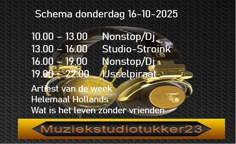 donderdag 16-10-2025